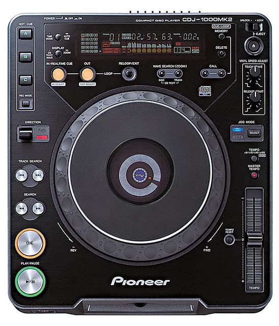 Pioneer パイオニア DJ用CDプレーヤー CDJ-1000MK2 2台セット ¶ 6E814-1