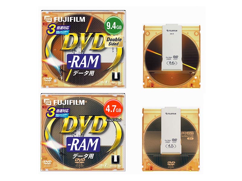 富士フイルム、3倍速記録対応のDVD-RAMメディア