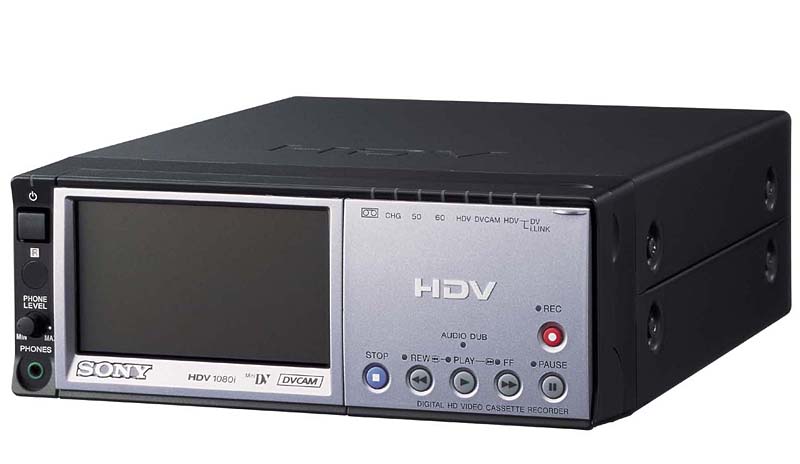 ソニー、HDV/DVCAM/DVの3方式対応の業務用カムコーダ
