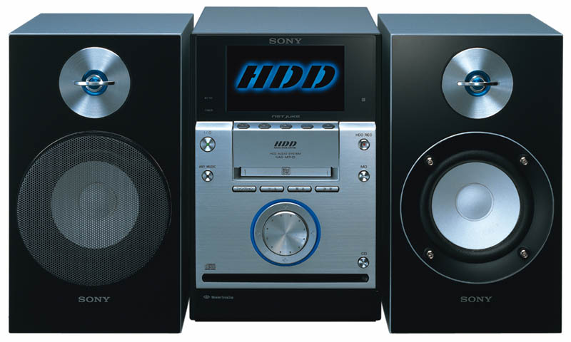 SONY NETJUKE HDD/CD/MD対応 ハードディスクコンポ HDD160GB NAS