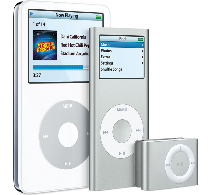 アップル、世界最小のプレーヤー「新iPod shuffle」
