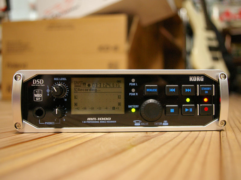 超歓迎国産[NZ] KORG コルグ MR-1000 1-Bit MOBILE RECORDER モバイルレコーダー ケース付き □a519380 マルチトラックレコーダー