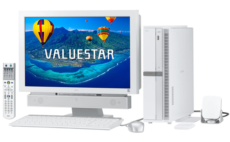 NEC、コンパクトな液晶一体型PC「VALUESTAR N」など