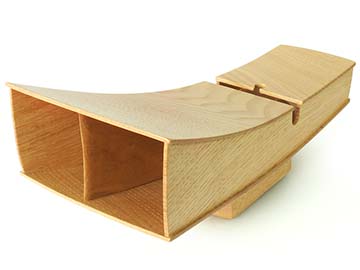 Ipad Iphoneの音を電源不要で響かせる 天然木の スマートホルン Av Watch