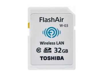 東芝 Wi Fi Sdカードの次世代 Flashair がeyefi連携 クラウド自動保存も Av Watch