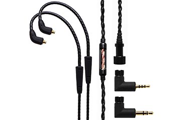 プラグ交換で2.5mm/3.5mm両対応のDITAイヤフォンケーブル。4.4