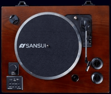 SANSUI、BluetoothスピーカーやMP3録音機能を備えたアナログプレーヤー ...