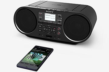 ソニー、Bluetooth搭載のCDラジオ。ワイドFM対応で約14,000円 - AV Watch