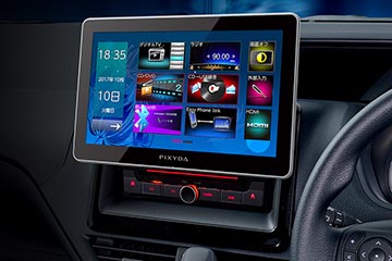 車の2dinに10型画面を装着 スマホ連携 テレビ Dvd内蔵のカーオーディオ Av Watch