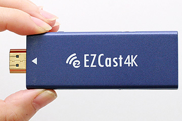 スマホの4k動画をテレビに表示 Wi Fi搭載hdmiスティック Ezcast 4k Av Watch