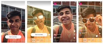 Instagram ライブ配信中の顔を加工するフェイスフィルターが利用可能に Av Watch