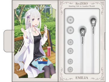 アニメ Re ゼロ コラボのパイオニアイヤフォン デザイン4種類で各6 000円 Av Watch
