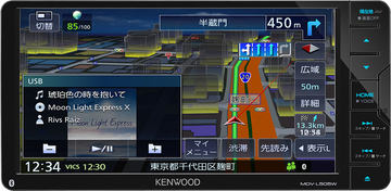 ケンウッド、約6万円からの彩速ナビ「MDV-L505」。Bluetooth/K2搭載 