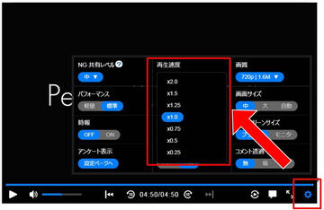 Niconico Pcやスマホブラウザの再生速度変更強化 プレミアム会員は最高2倍速 Av Watch