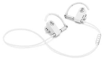 B&O PLAYの白いフレキシブルBTイヤフォン「EARSET White」。14日