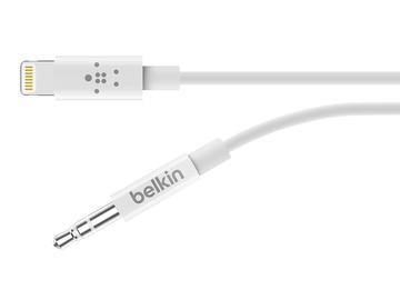 Belkin 白いlightning To 3 5mmオーディオケーブル 90cmと1 8m Av Watch