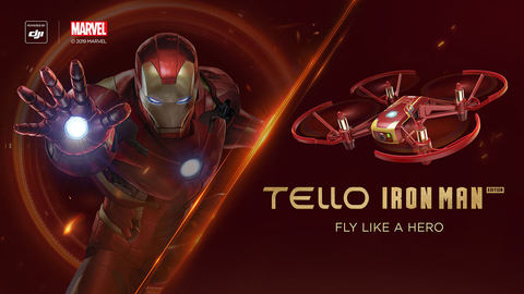 アイアンマンが飛ぶ ドローン Tello Iron Man Edition F R I D A Y が音声指示 Av Watch