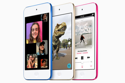 モール  第7世代　ピンク　128GB touch iPod ポータブルプレーヤー