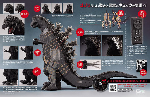 高さ60cmで歩いて吠える! 週刊「ゴジラをつくる