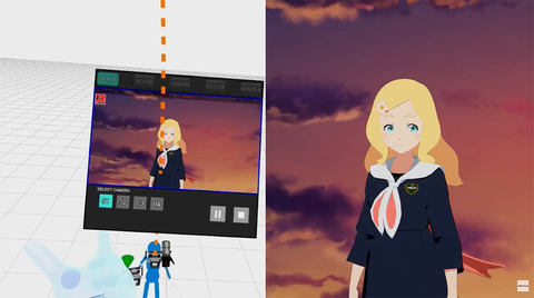 Vr空間にキャラとカメラを配置し 簡単アニメ制作 Anicast Maker Avexとxvi協力 Av Watch