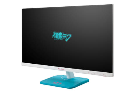 初音ミク液晶ディスプレイ”登場! ビューソニックから。約2.5万円で