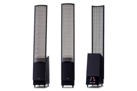 マーティン・ローガン、ペア80万円の静電型スピーカー「EM-ESL X