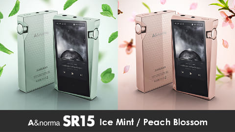 Astell&Kern「A&norma SR15」に日本限定カラー「Ice Mint」「Peach