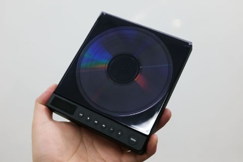 enas EASY CD PLAYER Bluetooth対応 CDプレーヤー - ポータブルプレーヤー