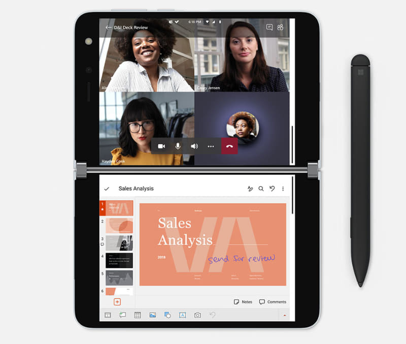 【悲報】Microsoft渾身のタブレット、14万円の「Surface Duo」　モノラルスピーカーだった　落胆シチャウヨ…  [166962459]->画像>8枚 