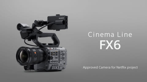ソニーのフルサイズ4kカムコーダー Fx6 がnetflix認定カメラに Av Watch