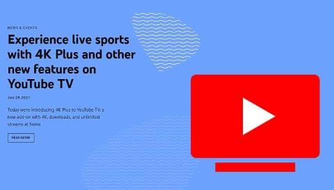 米youtube Tvに4k追加プラン 今夏のメジャースポーツイベント も4kで Av Watch