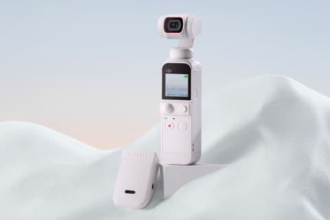 dji Pocket2 sunset white 広角レンズ マウントキット付き-