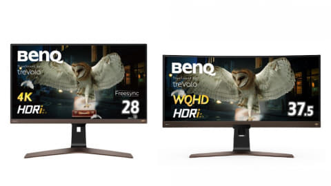 BenQ、約5.6万円の4K/HDR対応28型ディスプレイ。シネスコ37.5型も - AV