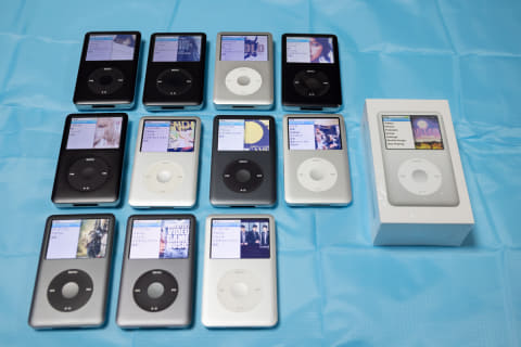 美品】【大容量化】iPod Classic 第7世代 オールブルーver オーディオ