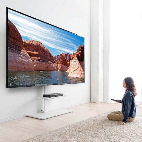 タンスのゲン、最大90型対応のテレビスタンド4種 - AV Watch