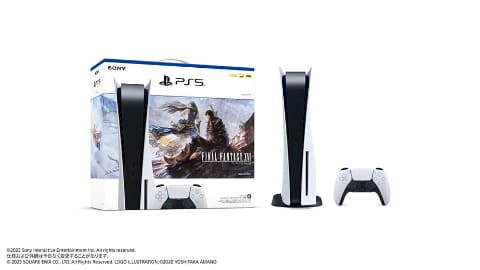 PS5に「FFXVI」同梱版。特別デザインのDualSenseや専用カバーも
