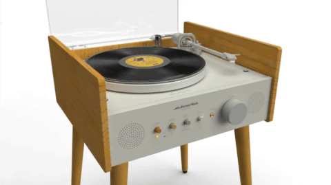 レコード×Bluetooth×真空管オーディオ。デスクトップ/フロア置き両対応