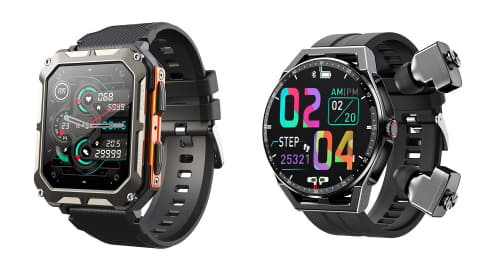 レア！ グレムリン2 デジタルウォッチ ゲオ、6578円で完全ワイヤレスイヤフォン搭載したスマートウォッチ