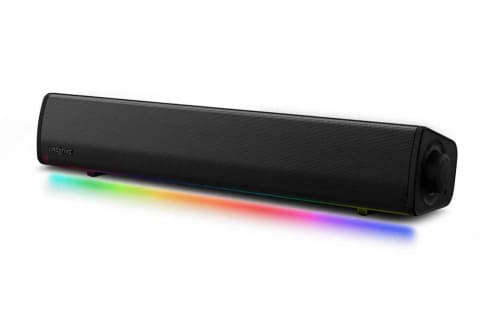 クリエイティブ、幅41cmの小型ゲーミングサウンドバー。24日まで6384円