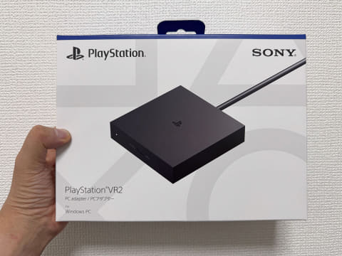 ミニレビュー】PS VR2をPCに繋ぐ「PlayStation VR2 PCアダプター」を