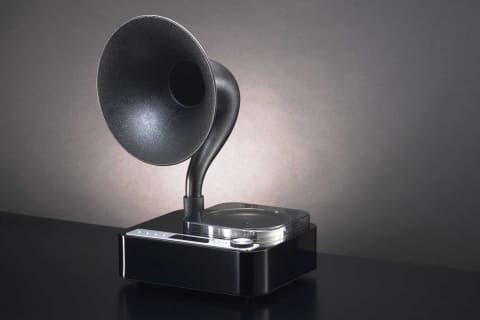 ORION(オリオン)SMS4BT 蓄音機のようなホーン採用したBluetoothスピーカー - AV Watch