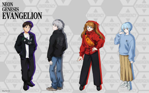 新世紀エヴァンゲリオン×GU、1月1日発売。アウターや肌着などメンズ8型