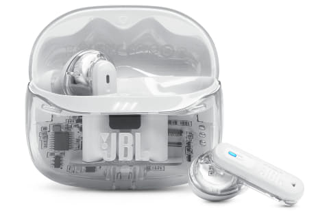 JBL、黄ばみにくいスケルトンボディの限定イヤフォン「Tune Beam 2