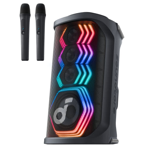 Anker アンカー Soundcore Rave 3 マイク２本付 アンカー、カラオケできるBluetoothスピーカー「Soundcore Rave