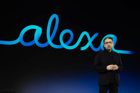 「Alexa+」発表イベントでのパネイ氏
