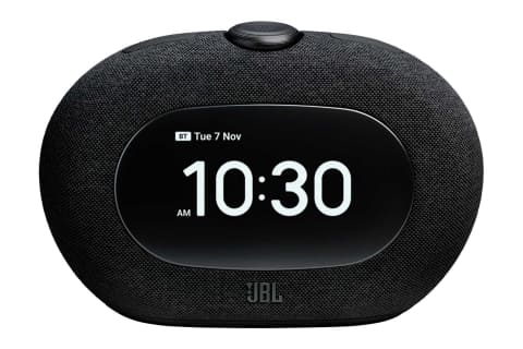 JBL スピーカー デジタル時計 アラーム Bluetooth オーディオ JBL、音と光で睡眠サポートするBluetoothスピーカー。アラーム機能付き
