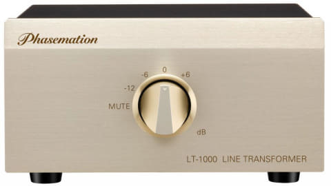 フェーズメーション初のライントランス「LT-1000」。昇圧トランス「T