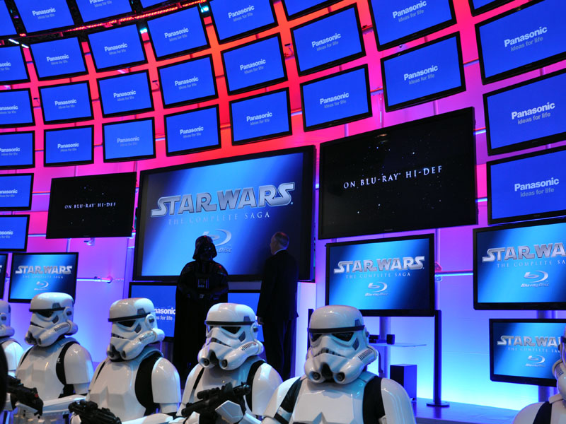 <FONT size=2>BD-BOX化は2011 International CESのパナソニックブースで発表された</FONT>