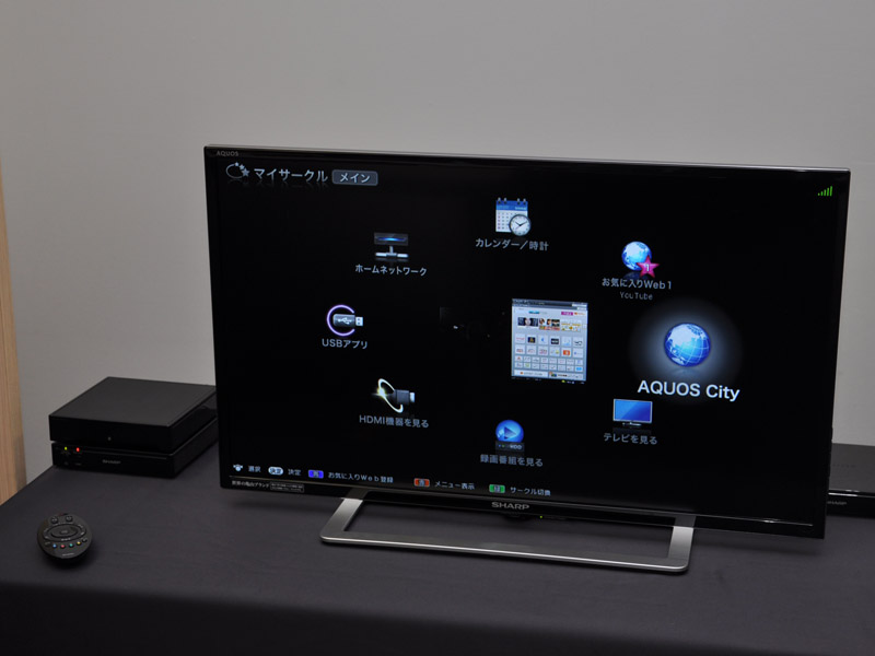 32F5とチューナ部、録画用USB HDD