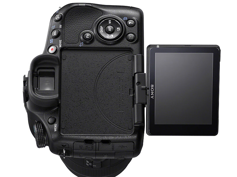 α65の液晶モニタはバリアングルチルト可動式